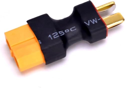 CowGoldChild XT60 コネクター tコネクター 変換 10ピースプラグオスとメス アダプター リポバッテリープラグ tコネ xt60 変換 RC リポバッテリー充電器バッテリーたんし端子接続用 (5ペア ブオス＆メス)