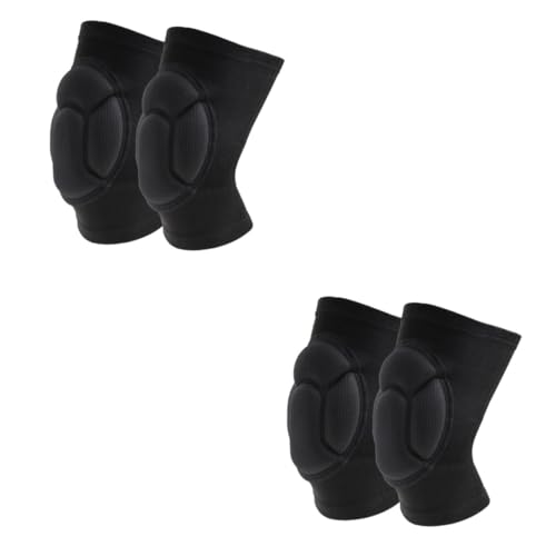 GALPADA 2 Pairs Adult Knee Pads Skating Pads for Boys and Girls Protectors Sleeves