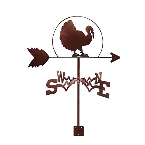 Girouette de poulet en acier inoxydable résistante au vent fort
