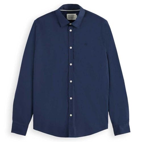 Scotch & Soda Poplin Shirt, Camisa, Hombre, Night, M