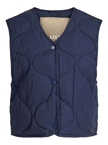 Chaqueta acolchada mujer JJXX Jxmontana Crisp chaleco sin mangas negro