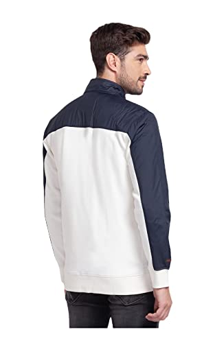 Image of Spykar Men's Cotton High Neck Sweatshirt