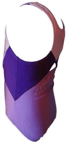 Talent Tale Big Girls Color Block Tank Leotard (Medium 7/8) #TOP2