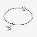 PANDORA Married Couple Dangle Charm - Compatible Moments Bracelets - Jewelry for Women - Gift for Women - Made with Sterling Silver & Cubic Zirconia, With Gift Box