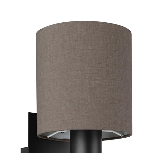 Applique murale avec liseuse orientable et double éclairage E27 salon