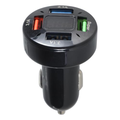 �Ԃ̏[�d�A�_�v�^ USB 4 �|�[�g USB 4.8A / �N�C�b�N 3.0+2.4A / 66W+3.1A Adap Quick