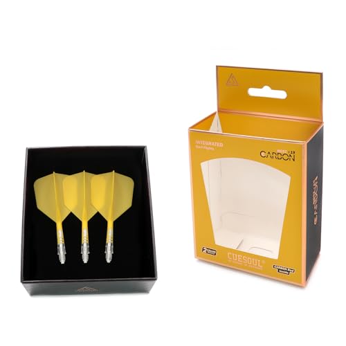 CUESOUL ROST T19 Carbonio Integrato al pozzo di dardo e Forma di Grande Ala di Volo, Set di 3