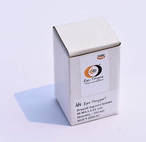 Image of Drywall Gypsum Black Screw Sharp Point Size #6 M3.5 X 25mm (Pack of 250 Pcs)