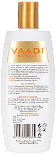 Vaadi Herbals Hair fall and Damage Control Amla Shikakai Shampoo, 350ml (Pack of 3)
