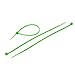 Aexit 3mm x Clamps 150mm Network Cable Cord Wire Nylon Zip Ties Green Strap Clamps 100 Pcs