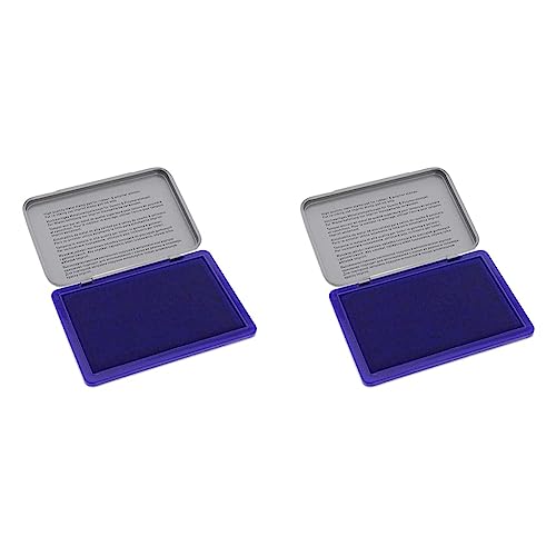 Trodat 9072 M Imprint Tampón, metal, 11 x 7 cm Azul (Paquete de 2)