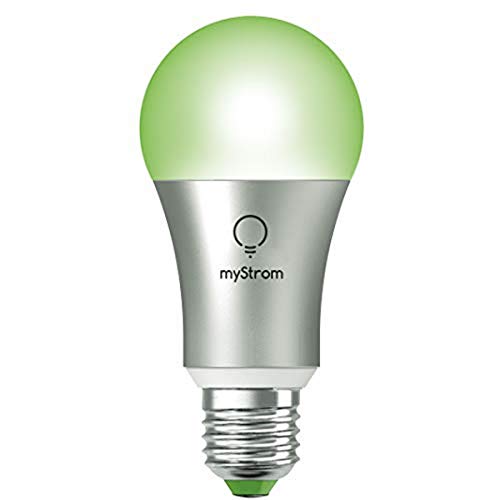 myStrom Wifi-gloeilamp LED-lamp 6 W / 600 lm (45 W) E27, geen bridge nodig, app, spraakbesturing met Alexa & Google Home, IFTTT, dimbaar, 16 miljoen kleuren
