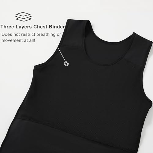 Chest Binder for Transgender FTM Breast Binder Long Trans Tank Binder4