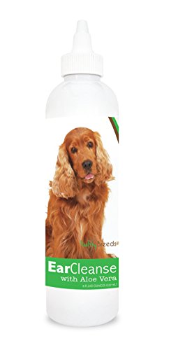 Image of Healthy Breeds Cocker Spaniel Ear Cleanse with Aloe Vera Cucumber Melon 8 oz