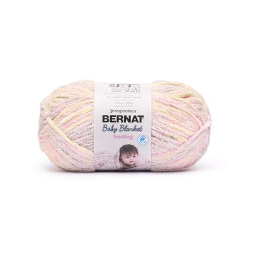Image of Bernat Baby Blanket Frosting Yarn for Crocheting Soft, Fruity Cutie
