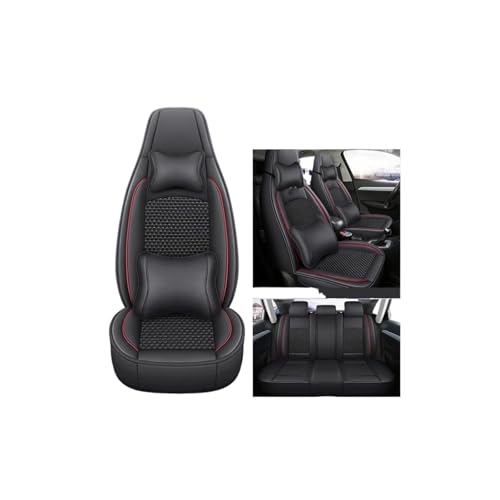 Housses de siège voiture en cuir PU premium confort universel GAC GS8 G5 noir