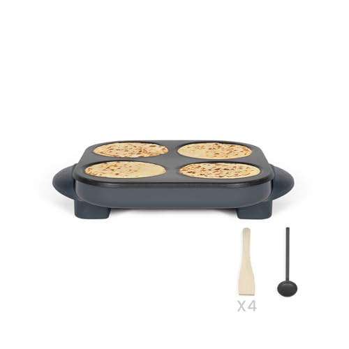 Crêpière 1500w 4x12cm Gris - DOC266G