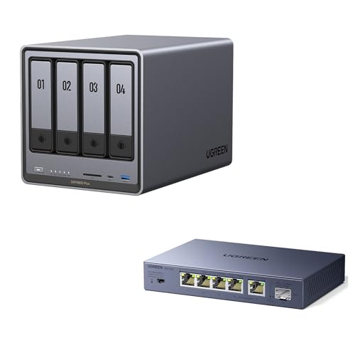 Amazon.com: UGREEN NASync DXP4800 Plus 4-Bay Desktop NAS Bundle