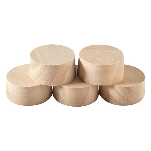 2-Inch Poplar Wood Bourbon Wine Barrel Cask Keg Bung Plug-Great for Home Brewers, Distillers, Wine Enthusiasts (5-Pack)