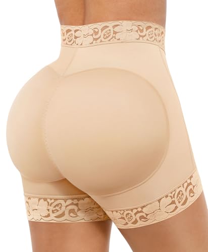 Image of FeelinGirl Butt Lifter Panties Hip Enhancer Shapewear Tummy Control Body Shaper Shorts