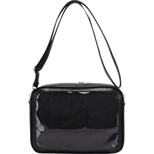 Ita Bag Lolita Jk Bag with Badges Display Plate Women Uniform Crossbody Bags Kawaii Ita Bag Pu Leather Handbag - Main Image