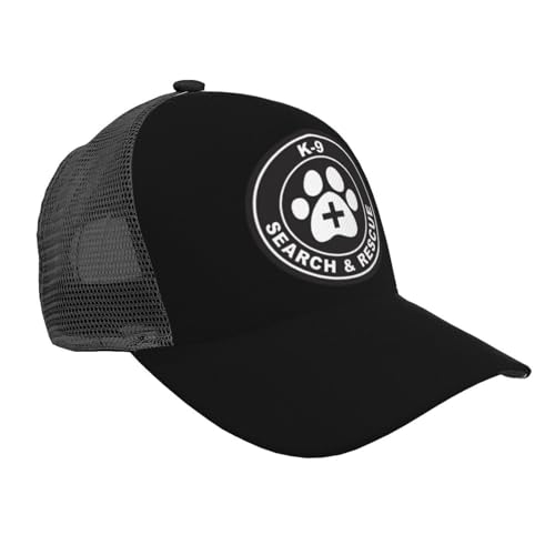 K-9 Search and Rescue Unisex Mesh Baseball Caps - Classic Adjustable Hat