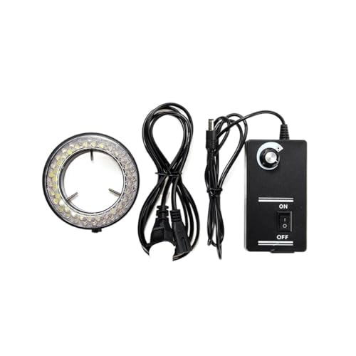 Microscope Adjustable 60 LED Ring Illuminator Light, for Industry Stereo Microscope