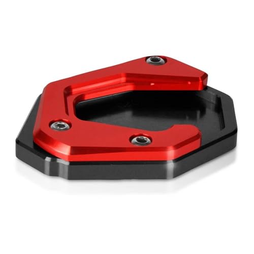 Parkständer Zubehör Motorrad Seitenständer Für Benelli Leoncino 250 500 BJ250 BJ300 BJ302 BN250 BN300 BN302(Rosso)