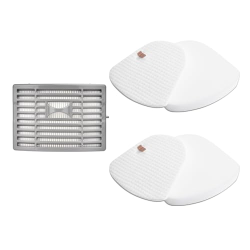 Image of Anewise 1+2 Filter Replacement for Shark Navigator NV586 NV581 NV581Q NV580 NV585 Powered Lift-Away DLX Upright Vacuum, 1 HEPA and 2 Foam Felt Filters, Part # XFFT580 & XHEP580