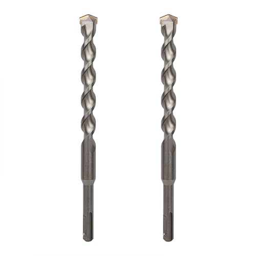 Sabre Tools 2-Pack 5/8 Inch x 8 Inch SDS Plus Rotary Hammer Drill Bits Carbide Tipped for Brick Stone and Concrete (5/8 x 6 x 8)
