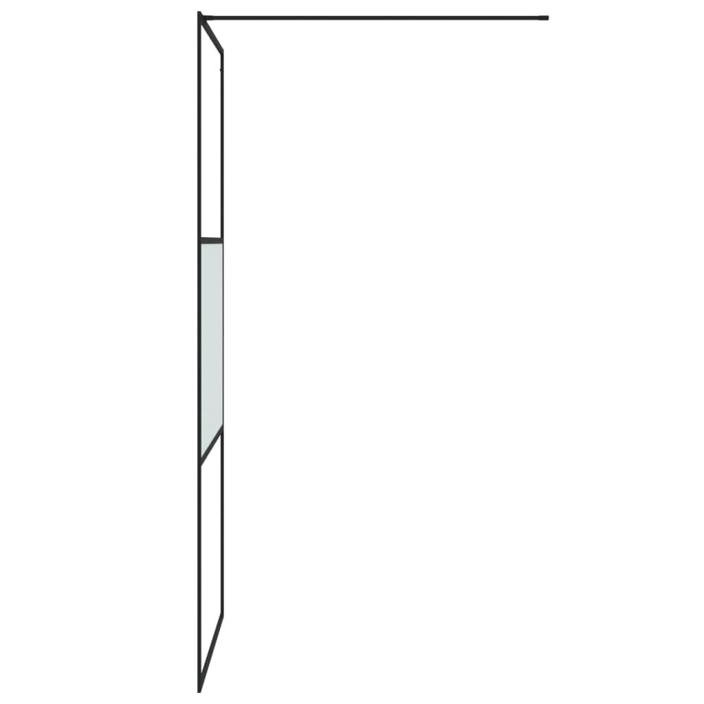 Parete Doccia Walk in 90x195 cm Vetro Semi Smerigliato ESG,Parete per Doccia Walk-in,Parete Doccia,Componenti Doccia,Pareti Doccia -152106