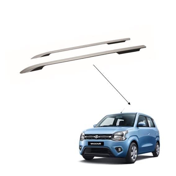 Malik AUTO ABS Roof Rails Compatible with Maruti Suzuki Wagon R 2019 with 3M Adhesive Tape-image-45