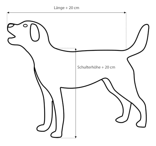 Erst-Holz Hundebett orthopädisches Tierbett für Jede Hundegröße waschbar V-30.31, Größe:65x50