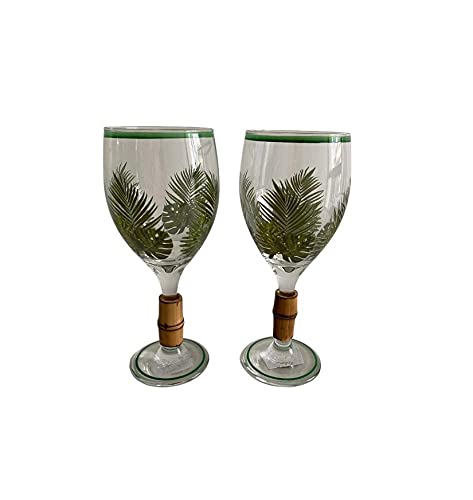 jogo 2 taças para água ou suco de vidro com desenho 400ml