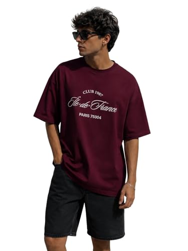 Image of ColorChakra Oversized Tshirt for Mens Down Shoulder Loose fit t-Shirt Men Oversize t-Shirt M to 4XL