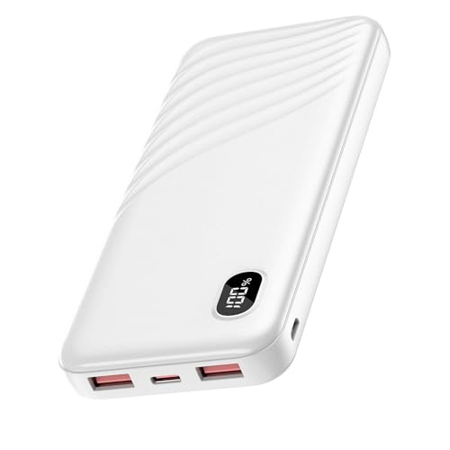 Thunelec Power Bank, 10000mAh Leggero Powerbank, 22,5W/3A Ricarica Rapida...