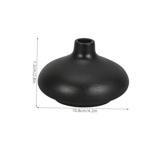 Vase rétro céramique compact pour végétaliser un petit espace
