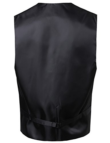 Youstar Men's Classic Solid Suit Vest in2