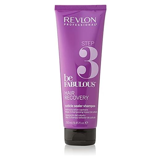 REVLON PROFESSIONAL Be Fabulous Recovery Step 3 Cuticle Sealer Shampoo, 1er Pack (1 x 250 ml)