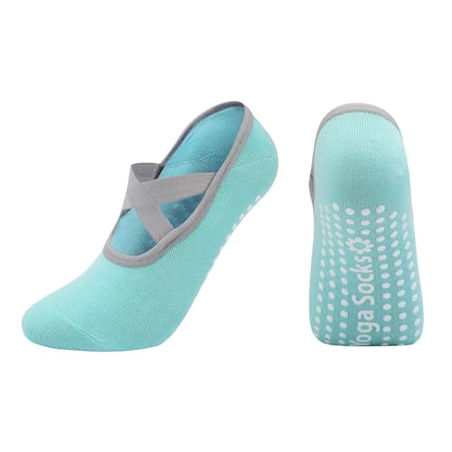 Chaussettes yoga femme antidérapantes en silicone pour la pratique du ballet