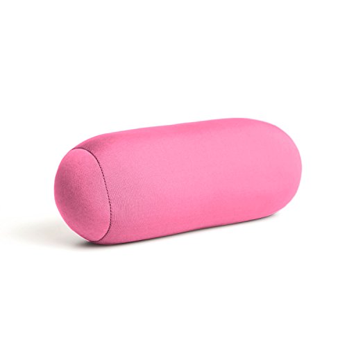 Cushie Pillows 3.5 inches x 8 inches Microbead Bolster Squishy/Flexible/Hypoallergenic/Extremely Comfortable Roll Pillow