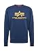 Produktbild ALPHA INDUSTRIES Herren Basic Sweater Sweatshirt, Marineblau/Gold, M