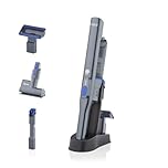 Swan SC15829N Dustmaster Pro Cordless Handheld Vacuum Cleaner, HEPA Filter, Pet Turbo Tool, 35 Min Runtime, Docking Station, Lightweight, 14.8V, 200W, Black