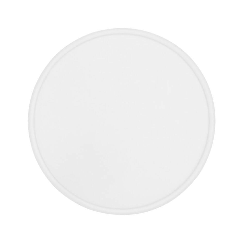 Ekakashop Silicone Pizza Training, Simulated Pizza Crust Shape Flip Practice Pizza Stretching Dough for Beginners Kitchen Chef White 30 cm