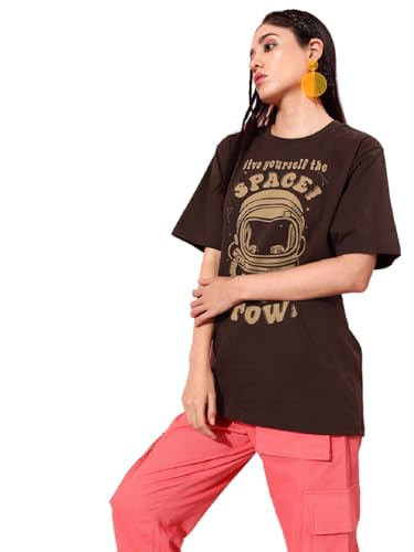 Image of Dillinger Blue Graphic Oversized T-Shirt