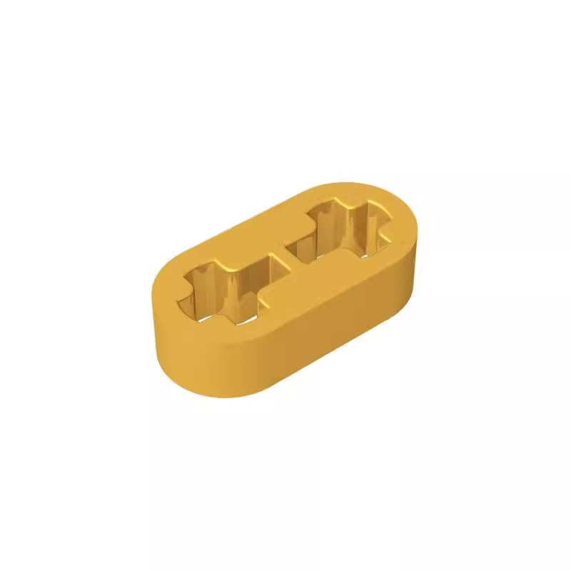 XYEIUGO GDS-688 41677 Technic Beam 1x2 Thin, Metallic Gold, 50 PCS — image 1