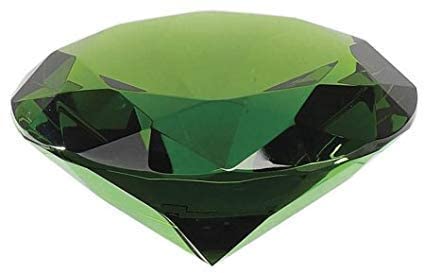 Circonita verde natural para joyería fina con peso de 6.25 ratti