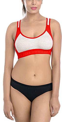 Image of FIMS - Fashion is my style Sports Bra Panty for Women Full Coverage Combo Everyday Bra Panty, See Main Image to Check How Many Sets You Will Get