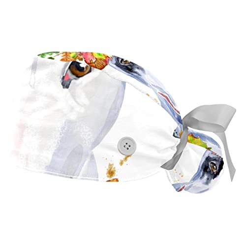Chapeaux bouffants JDEZ pour retenir les cheveux longs au travail sans douleur 2PCS