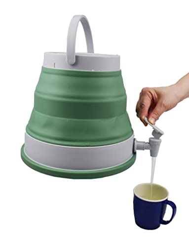SAMMART Cantimplora Plegable de 6 litros (1.6 galones) para Agua Portátil, Contenedor para Agua de Emergencia, Almacenamiento para Camping Senderismo y Excursionismo miniatura 5